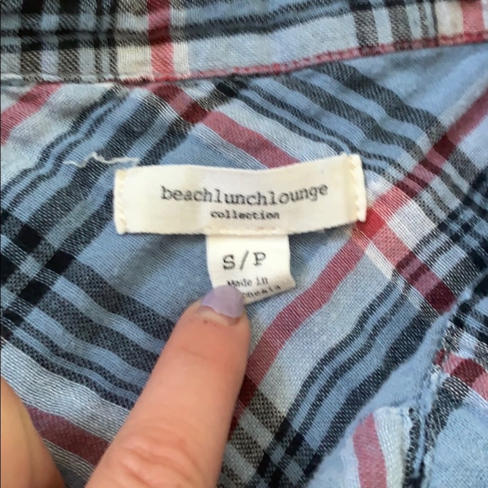 {BeachLunchLounge} Flannel - Picture 2 of 5